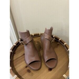 Nicole Women’s  Talullah TAN Open-toe Bootie Size 8